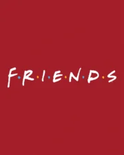 Women's Red Friends Logo (FRL) Typography Boyfriend T-shirt - Image 4